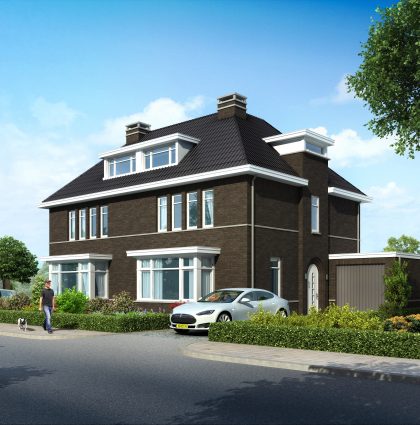 Nieuwbouw 2 onder 1 kap woning