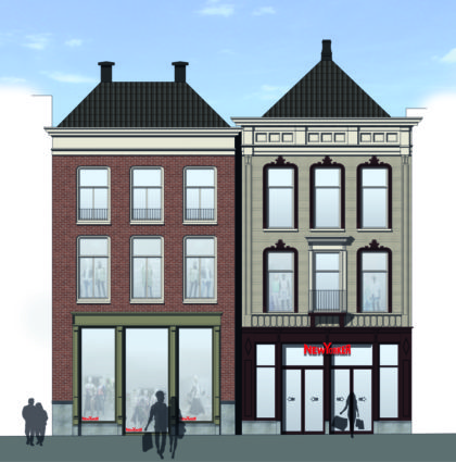 Gevelrevitalisatie Vismarkt Groningen